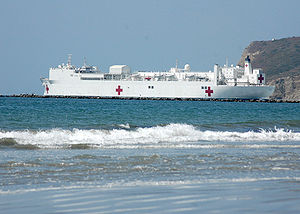 USNS Mercy, equipment installation